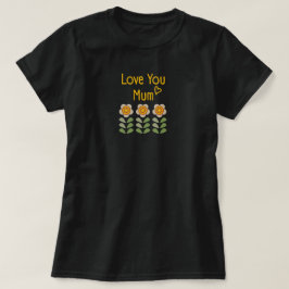 Gleam Glade - Mors dag Blommigt T-shirt