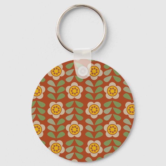 GLEAM GLADE - Nyckelring - Botaniskt charm (Framsida)