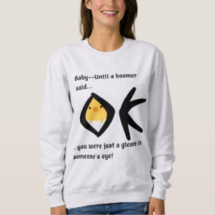 "Gleam in Öga" Basic Sweatshirt Boomeranged T Shirt