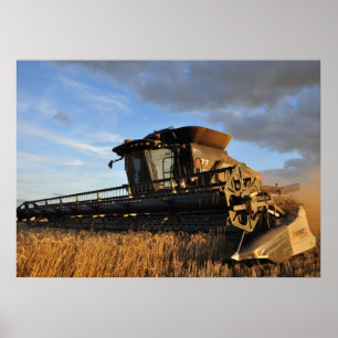 Gleaner S77-kombinerad utskrift Poster