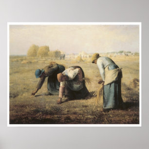 Gleaners, 1857 Jean-Francois Millet Poster