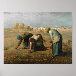Gleaners, 1857 poster
