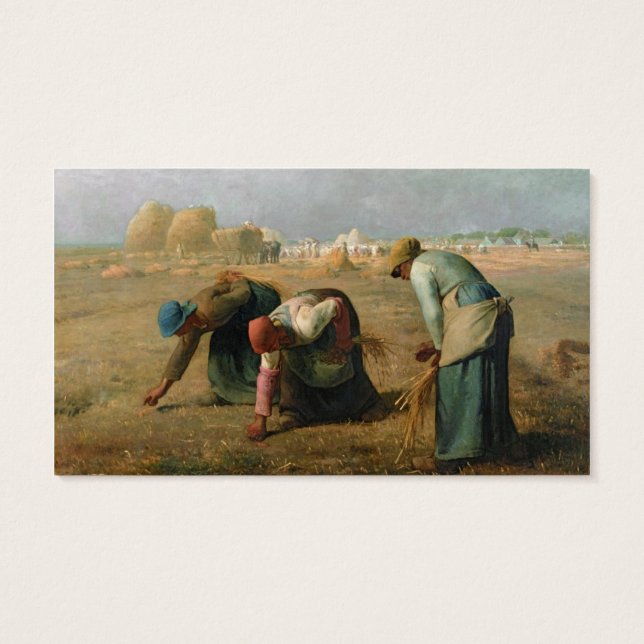 Gleaners, 1857 visitkort (Baksidan)