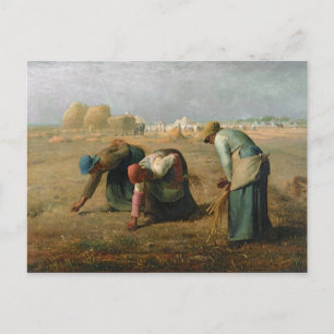 Gleaners, 1857 vykort