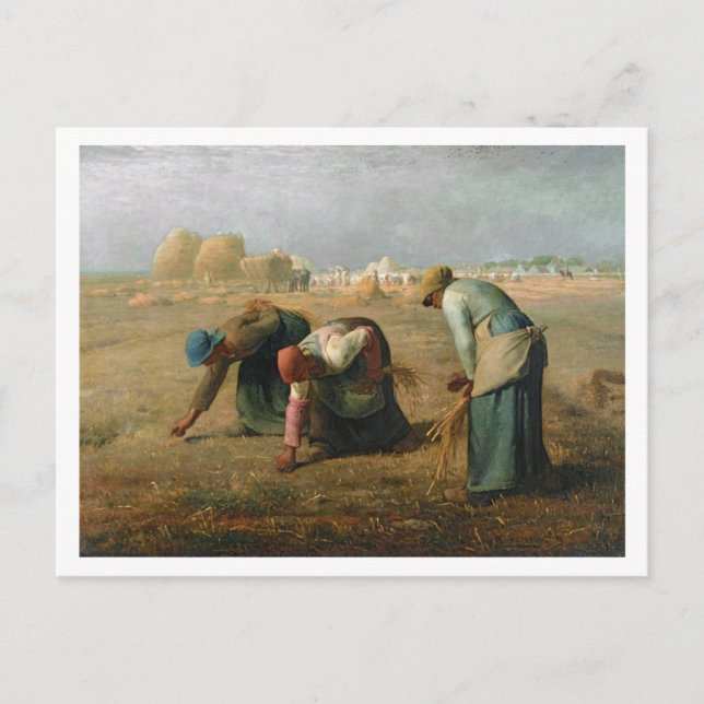 Gleaners, 1857 vykort (Framsida)