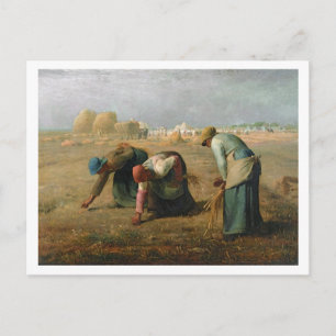Gleaners, 1857 vykort