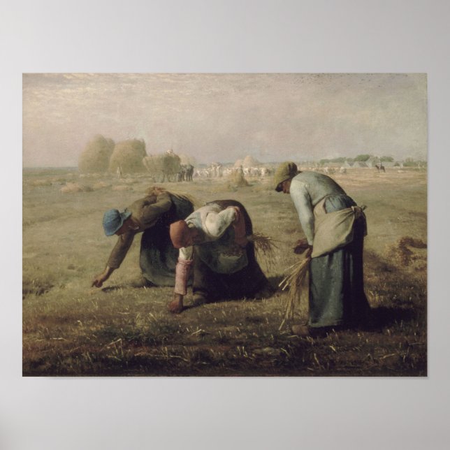 Gleaners by Millet - Poster (Framsidan)