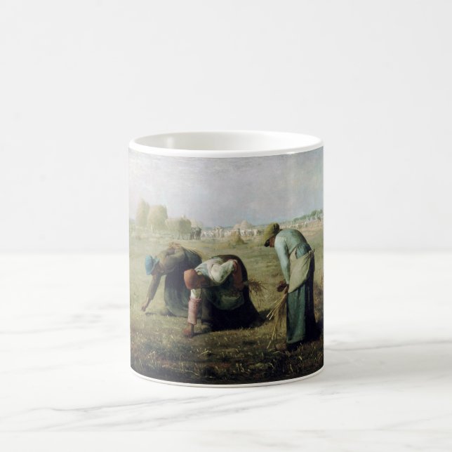 Gleaners, Jean-Francois Millet, 1857 Kaffemugg (Center)