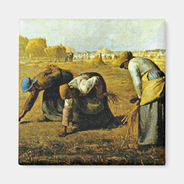 Gleaners - Jean-Francois Millet Magnet (Framsidan)