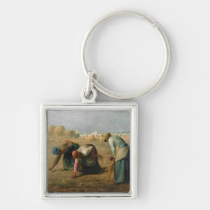 Gleanersna, 1857 fyrkantig silverfärgad nyckelring