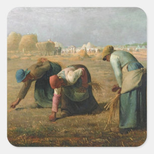 Gleanersna, 1857 fyrkantigt klistermärke