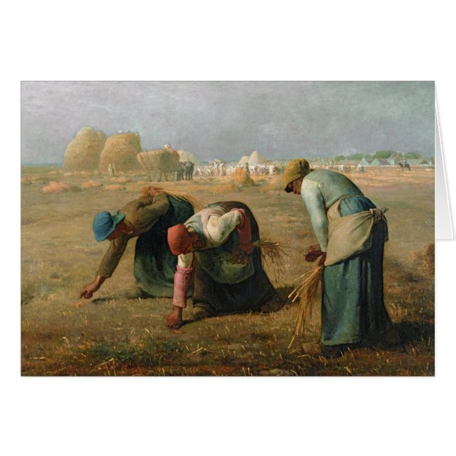 Gleanersna, 1857 hälsningskort (Framsidan Horizontal)