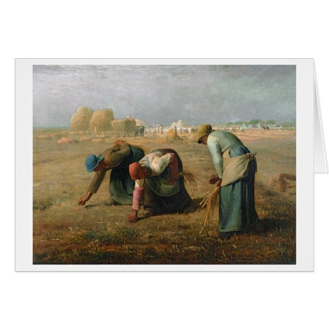 Gleanersna, 1857 hälsningskort (Framsidan Horizontal)