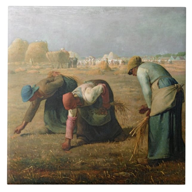 Gleanersna, 1857 kakelplatta (Framsidan)