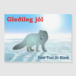 Gleðileg Jól - Arktiskt räv