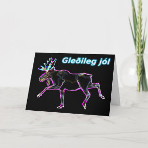 Gleðileg Jól - Electric Moose Helgkort