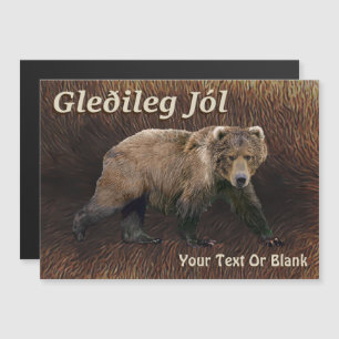 Gleðileg Jól - Kodiak Bear On Västindiou Päls
