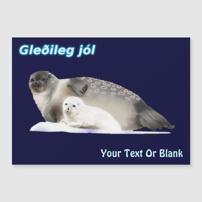 Gleðileg Jól - Ringad Seal (Framsida)