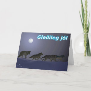Gleðileg jól - Varg Pack Helgkort