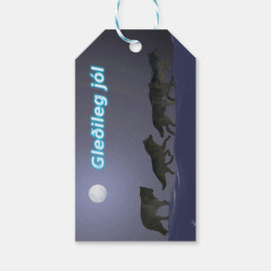 Gleðileg jól - Varg Pack Presentetikett