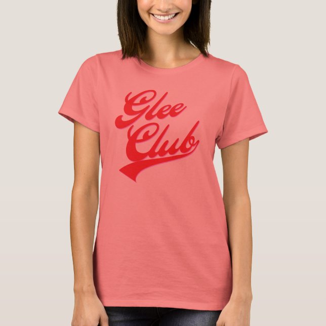 Glee-Klubb (svullnad) Tee Shirt (Framsida)
