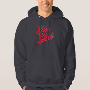 Gleeklubb (swoosh) sweatshirt med luva
