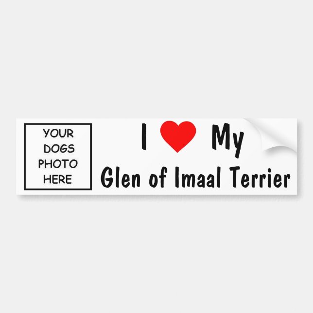 Glen av den Imaal terrieren Bildekal (Framsidan)