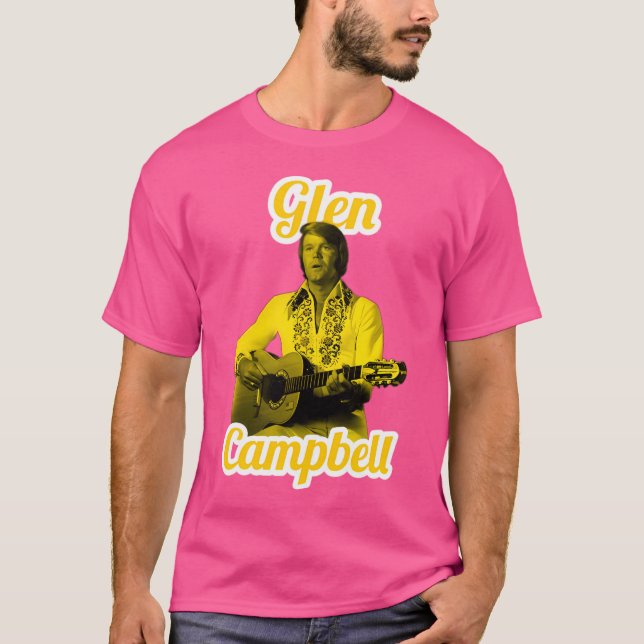Glen Campbell T Shirt (Framsida)