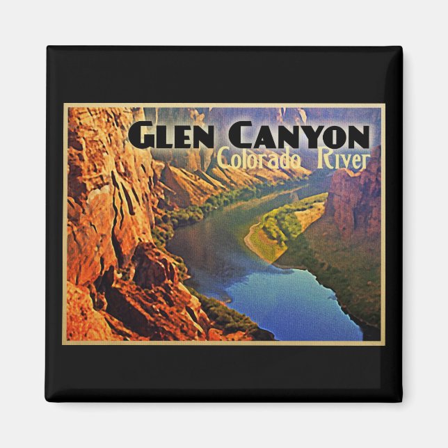 Glen Canyon Arizona Utah Magnet (Framsidan)