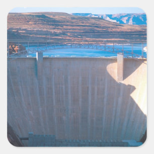 Glen Canyon-dammen i Coloradofloden vid Page, Fyrkantigt Klistermärke
