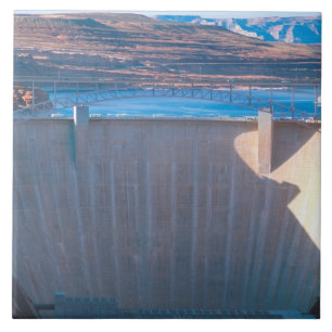 Glen Canyon-dammen i Coloradofloden vid Page, Kakelplatta