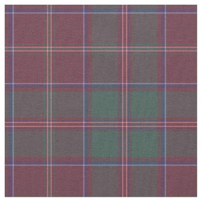 Glen Coe District Tartan Tyg (Närbild)