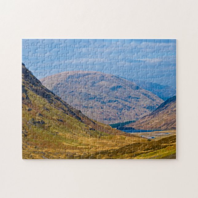 Glen Coe, Scotland Jigszawa puzzle Pussel (Horisontell)