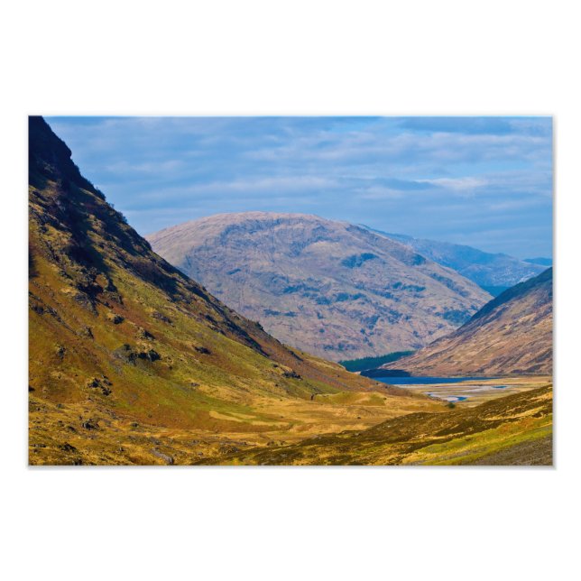 Glen Coe, Scotland Photo print Fototryck (Framsidan)