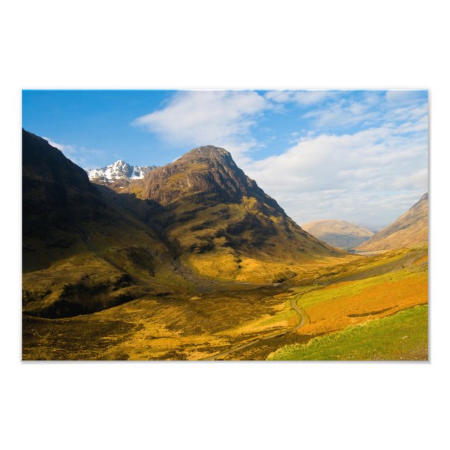 Glen Coe, Scotland Photo print Fototryck (Framsidan)