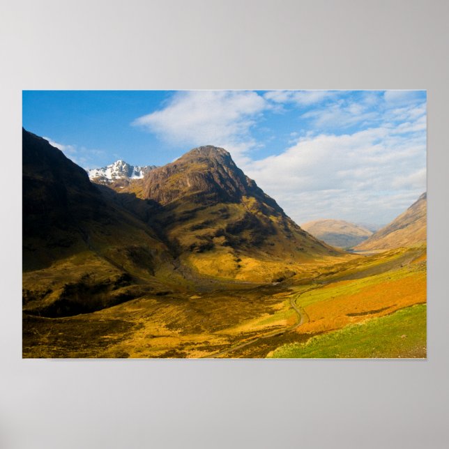 Glen Coe, Skottland Poster (Framsidan)