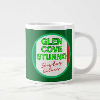Glen Cove & Sturno systerstäder minnesmugg Jumbo Mugg