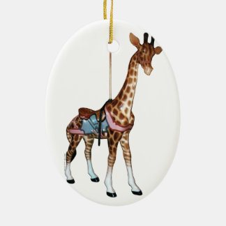 Glen Echo Carousel Giraffe Julgransprydnad Keramik