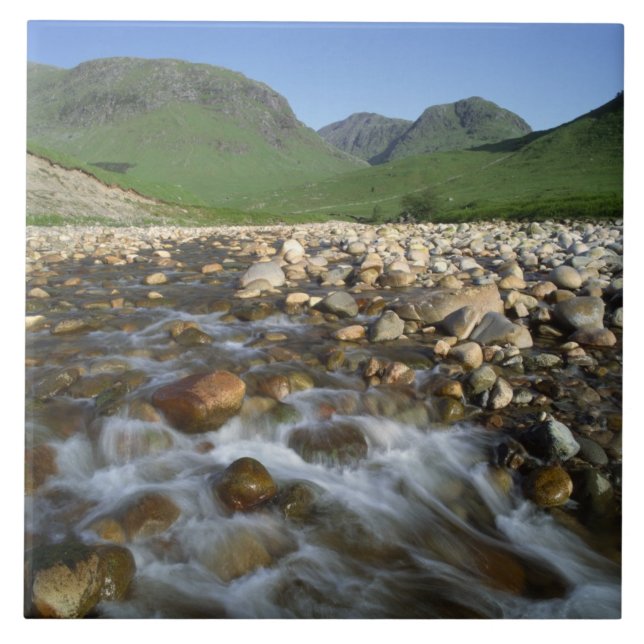 Glen Etive, Highlands, Skottland 2 Kakelplatta (Framsidan)