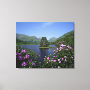 Glen Etive, Highlands, Skottland Canvastryck