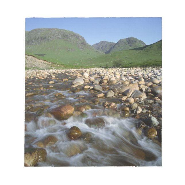Glen Etive, högländerna, Skottland 2 Anteckningsblock (Framsida)