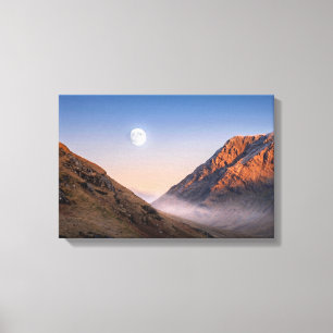 Glen Etive Moon Canvastryck