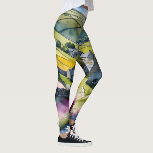 ’Glen Garlands’ Ligcape Yorkshire Dales Scene Leggings