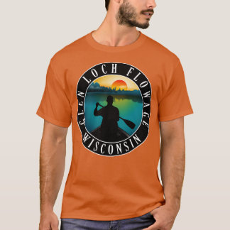 Glen Loch Flopay Wisconsin Canoeing T Shirt