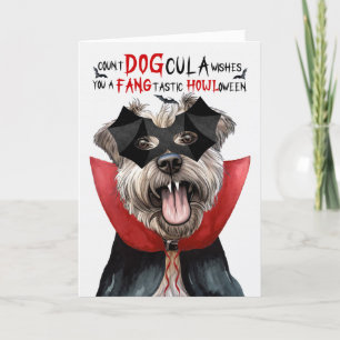 Glen of Imaal Funny Count DOGcula Halloween Helgkort
