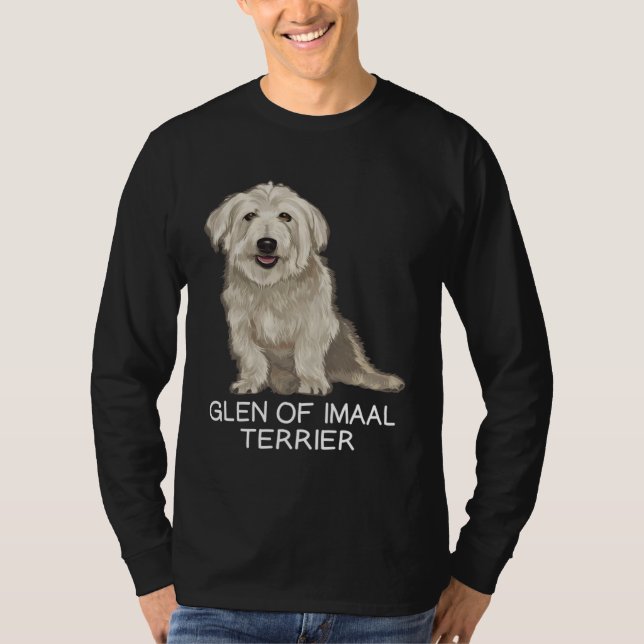 Glen of Imaal Terrier Crazy Dog T Shirt (Framsida)