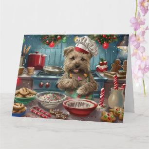 Glen of Imaal Terrier Höckerbakning: Festlig Kort
