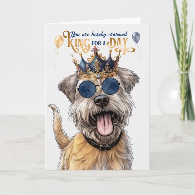 Glen of Imaal Terrier Hund Funny Birthday Kort (Framsida)