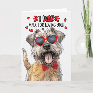 Glen of Imaal Terrier Hund Loving You Valentine Helgkort