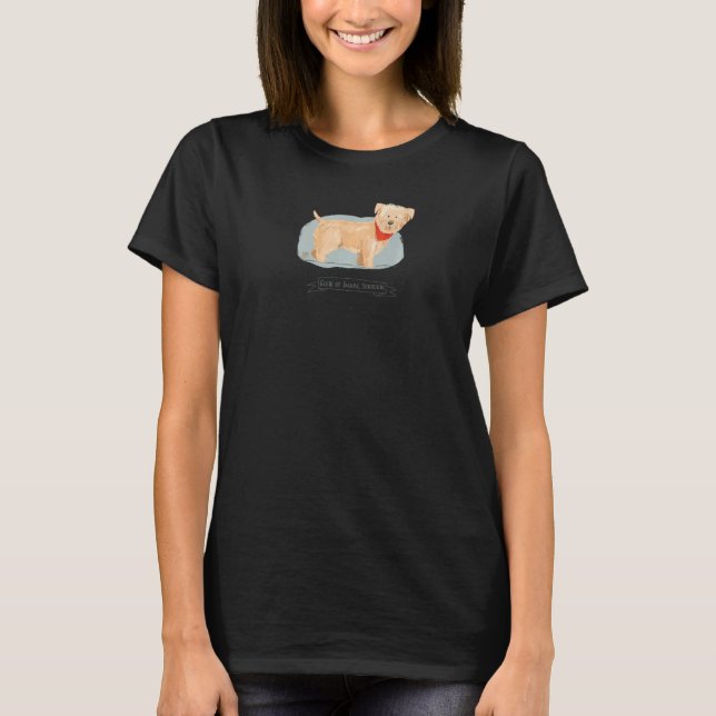 Glen of Imaal Terrier Hund T Shirt (Framsida)